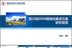 四川省DSM规模化推进方案PPT模板