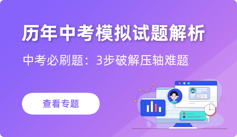 中考模拟试题解析